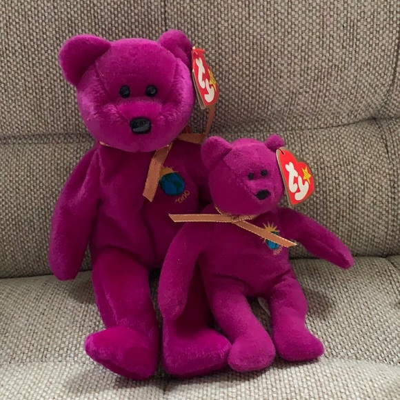 Millennium Original Beanie Baby and Original Teenie Beanie by Ty (1999) - Picture 1 of 16